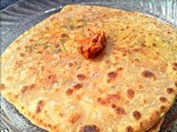 Square Onion Paratha