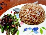 Thai rice with French beans