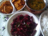 Beetroot Palya - Karnataka Style