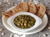 Chole Palak (Chickpeas with Spinach)