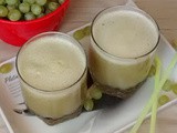 Fresh Green Grapes Juice