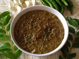 Green Chilli Chutney (Hasi Menasinakayi Chutney) – North Karnataka recipes