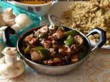 Mushroom Capsicum masala