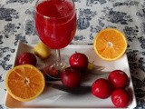 Plum and Orange Juice