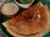 Quinoa(Thinai/Fox tail millet) Dosa