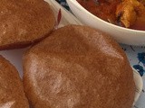 Ragi(finger millet) Poori