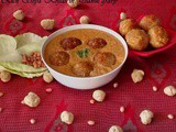 Rich Soya Koftas in Peanut Gravy