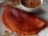 Tomato(Thakkali) Dosa