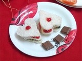 Valentine's Day Sandwich