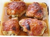 Apricot-Lacquered Chicken Thighs (Secret Recipe Club)
