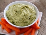 Avocado Hummus Dip (Vegan) for #SundaySupper