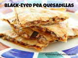 Black-Eyed Pea Quesadillas for New Year’s Day Good Luck
