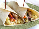 Chicken Cole Slaw Wraps {Secret Recipe Club}