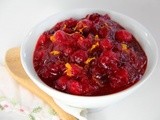 Dreamsicle Vanilla-Orange Cranberry Sauce (Secret Recipe Club)