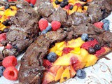 Fruit Galette with a Chocolate Crust