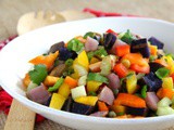 Grilled Rainbow Potato Salad for #SundaySupper