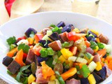 Grilled Rainbow Potato Salad