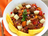 Hawaiian Jambalaya for #SundaySupper