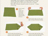 How to Fold Your Holiday Napkin Like a Fir Tree