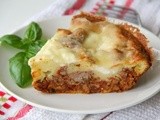 Impossible Lasagna Pie for #WeekdaySupper
