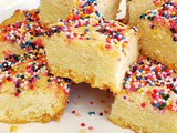 Lemon Shortbread with Sprinkles (Small Batch) #SpringSweetsWeek