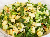 Lemony Baby Bok Choy, Apple and Miso Salad