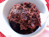 Mug Brownie with Red Wine