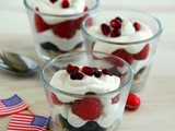 No-Bake Red, White and Blue Parfaits {Secret Recipe Club}