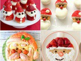 Santa-Shaped Food for Holiday Festivities