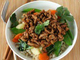 Sesame Pork Stir-Fry Bowl #WeekdaySupper #McSkilletSauce