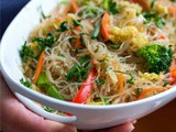Stir-Fried Cellophane Noodles {Vegan}
