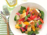 Tuscan Panzanella Salad for #SundaySupper