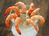 Wasabi Cream Dip with Shrimp {Secret Recipe Club}