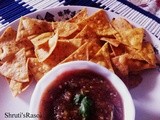 Homemade Tortilla Chips With Salsa