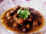 Kala Chana Gravy (Black Chickpea)