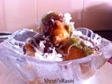 Moong Dal Ladoo Chaat