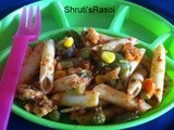 Sabz Pasta (Veggie pasta in red sauce)