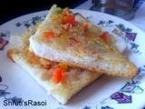 Sooji / Semolina Toast / Desi Pizza