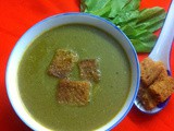 Spinach Soup (Palak Shorba)