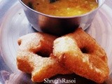 Vada with Sambhar