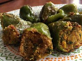 Bhajani Stuffed Capsicum