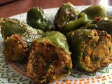 Bhajani Stuffed Capsicum