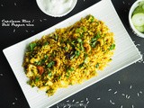 Bell Pepper Rice / Capsicum Rice