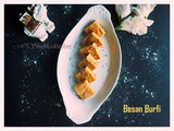 Besan Burfi / Chickpea flour fudge