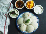 Instant Rava Idli (steamed in the Instant Pot)