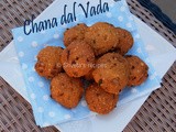 Chana dal vada : a crunchy snack for soggy weather