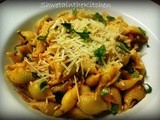 Conchiglie (Shell Pasta) in Tomato & Basil Sauce