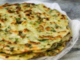 Cucumber Thalipeeth - Savory Cucumber Pancakes - Kakdi Thalipeeth