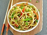 Hakka Noodles - Vegetable Hakka Noodles