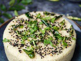 Instant Khatta Dhokla - Instant Rava Dhokla - Savory Semolina Cake